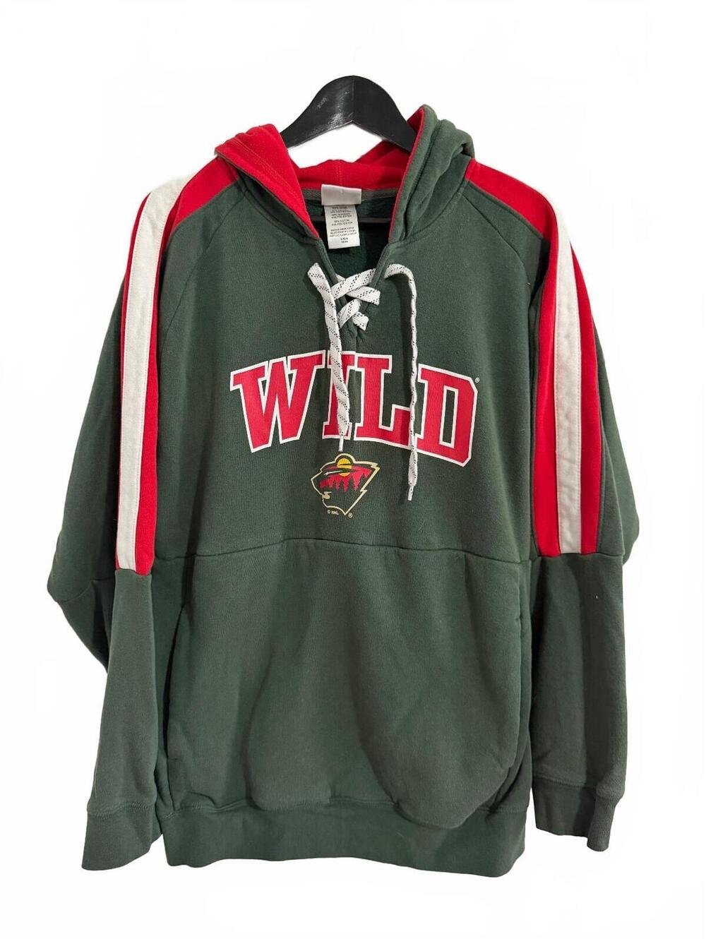 Minnesota Wild NHL Hockey Hoodie Size Large